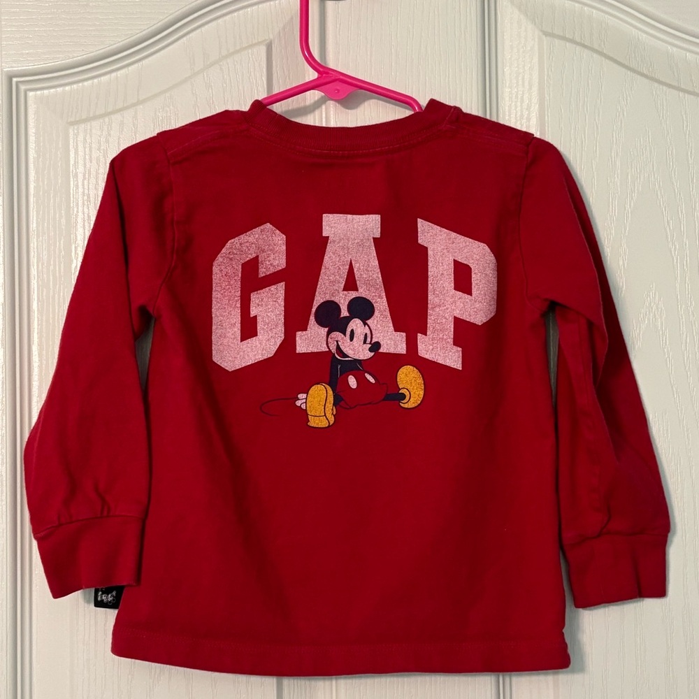 Set of 3 GAP 3T Playtime Favorites long-sleeve T-shirts.